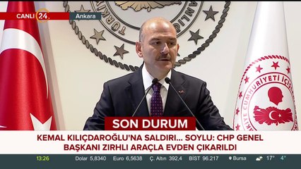 İçişleri Bakanı Süleyman Soylu açıklama yapıyor