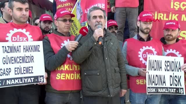İstanbul- Kazancı Yokuşunda Nakliyat-İş'ten 1 Mayıs Açıklaması