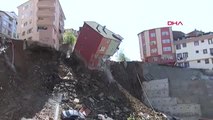 İstanbul- Kağıthane'de Binanın Çökme Anı