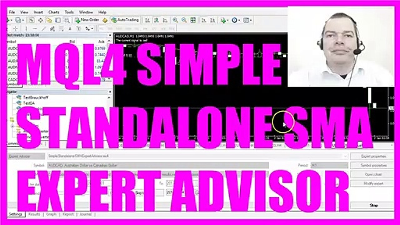 MQL4-TUTORIAL-SIMPLE-SMA-STANDALONE-EXPERT-ADVISOR