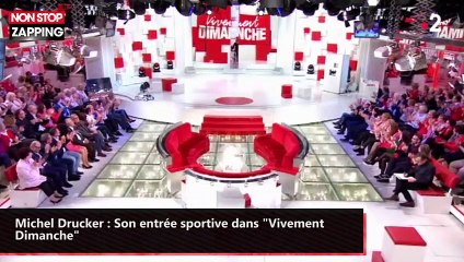 Michel Drucker : Son entrée sportive dans "Vivement Dimanche" (vidéo)