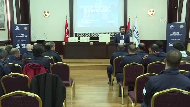 Aa'nın 14. Dönem Savaş Muhabirliği Eğitimi Başladı