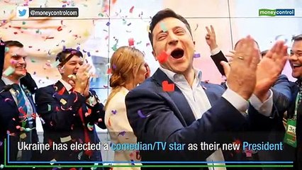 Ukraine has elected a comedian/TV star as their new President
