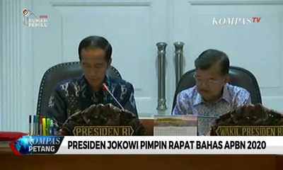 Pimpin Rapat Bahas APBN, Jokowi Ingatkan 2020 Akan Penuh Tantangan