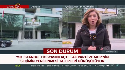 AK Parti ve MHP'nin itirazları YSK'da