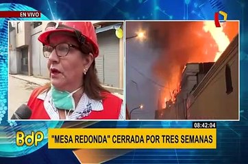Mesa Redonda: intensificarán operativos de fiscalización a locales informales