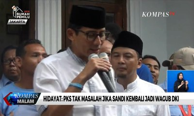 Hidayat Nur Wahid: PKS Tak Masalah Jika Sandi Kembali Jadi Wagub DKI