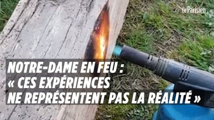 Vidéos complotistes sur Notre-Dame : « ces essais ne représentent pas la réalité »