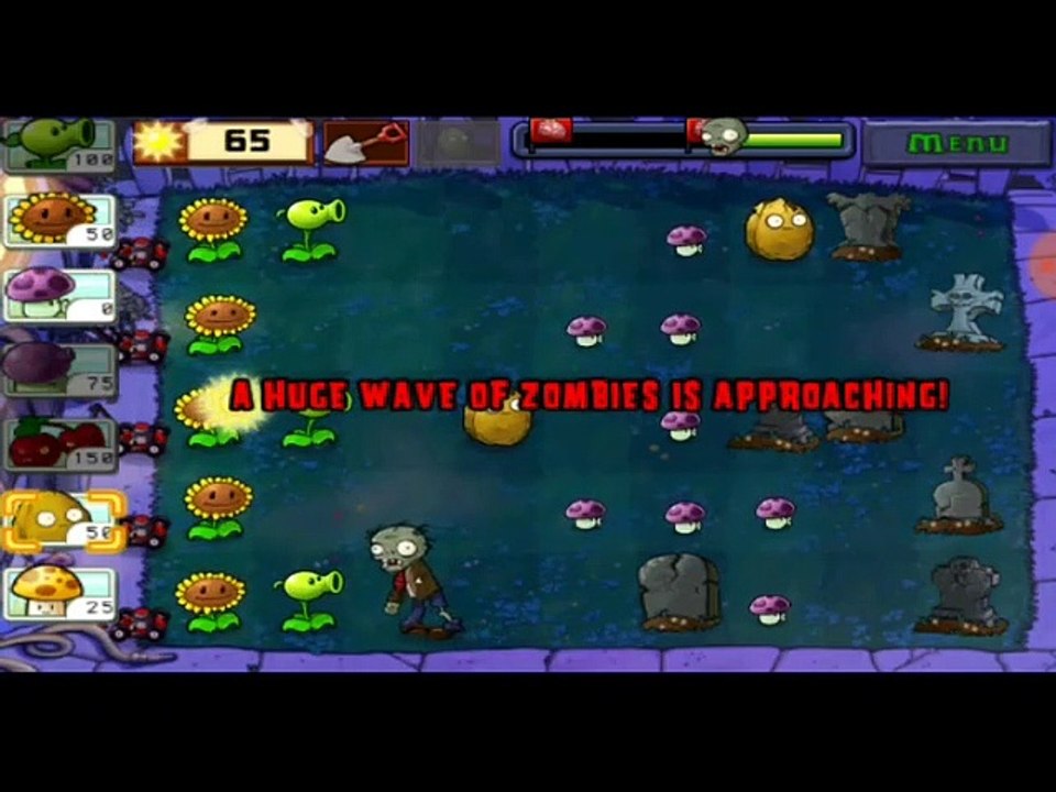 Plants vs Zombies Level  2-4