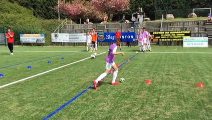 Première journée de stage avec la fondation Real Madrid à l'Olympique Villefontaine