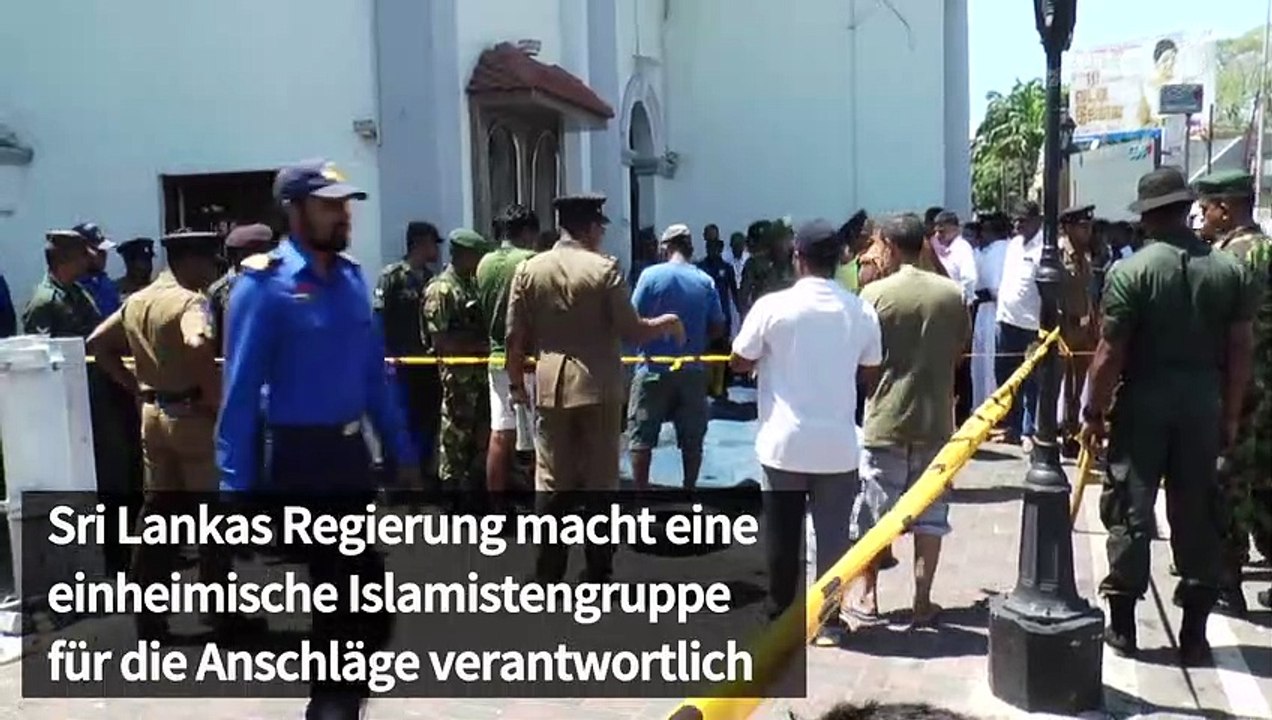 Anschläge in Sri Lanka: Islamisten sollen verantwortlich sein