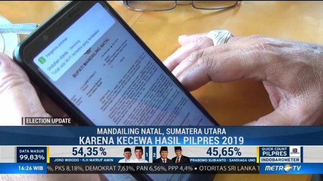Kecewa Hasil Pilpres, Bupati Mandailing Natal Mundur