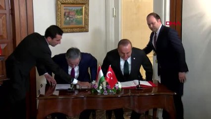 Türkiye Tacikistan Dışişleri Bakanları Ortak Toplantısı