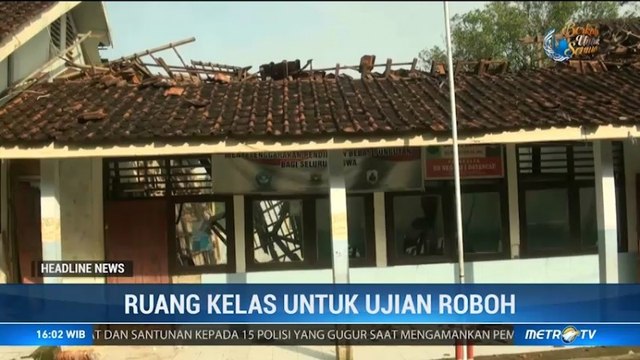 Ruang Kelas SD di Lebak Roboh Jelang USBN