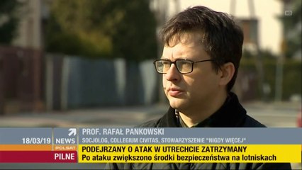 Rafał Pankowski z NIGDY WIĘCEJ o atakach neofaszystowskich w Gdańsku, 18.03.2019.