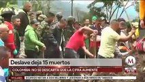 Deslave en Colombia deja 15 muertos