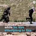 Soldados israelenses atacam adolescente palestino que tentava fugir