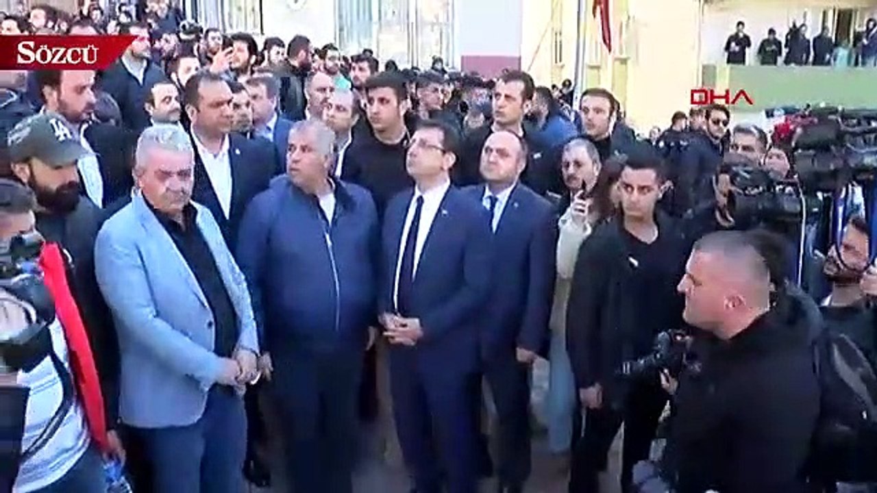 İBB Başkanı İmamoğlu, Kağıthane’de bina çöken bölgede incelemelerde bulundu