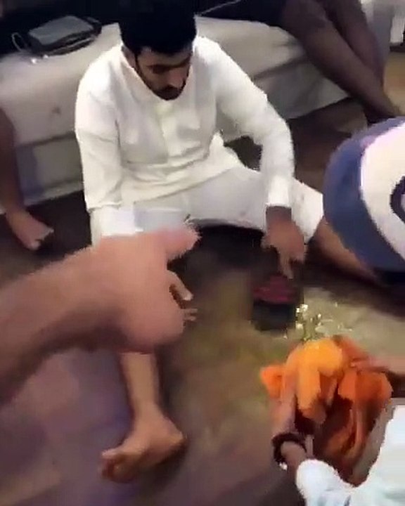 Having fun with Saudi guy