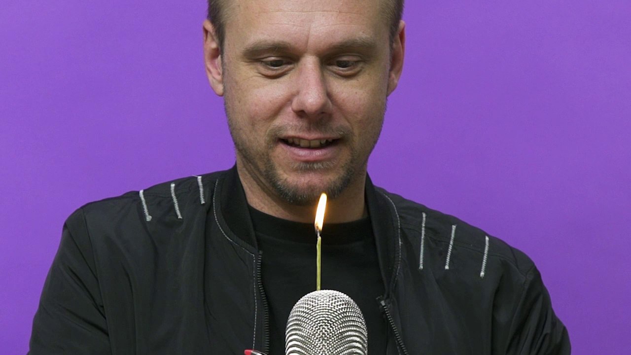 Armin Van Buuren Does ASMR with Sparklers and Vinyl Records and Gives Festival Advice