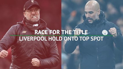 Race for the title - Liverpool hold onto top spot