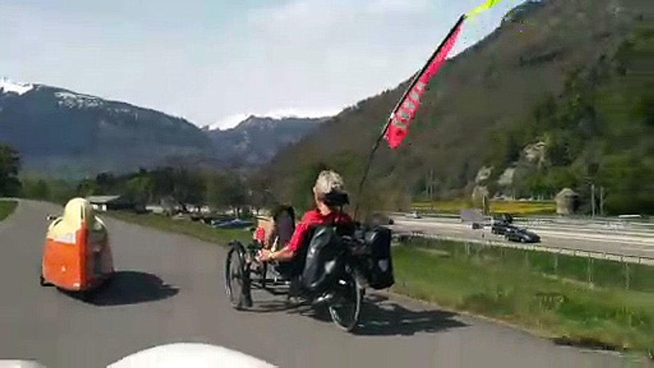 Föhnsturm am Rheindamm