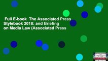 Full E-book  The Associated Press Stylebook 2018: and Briefing on Media Law (Associated Press