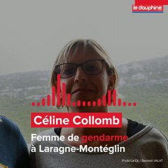 Céline Collomb,  épouse d'un gendarme de la caserne de Laragne-Montéglin