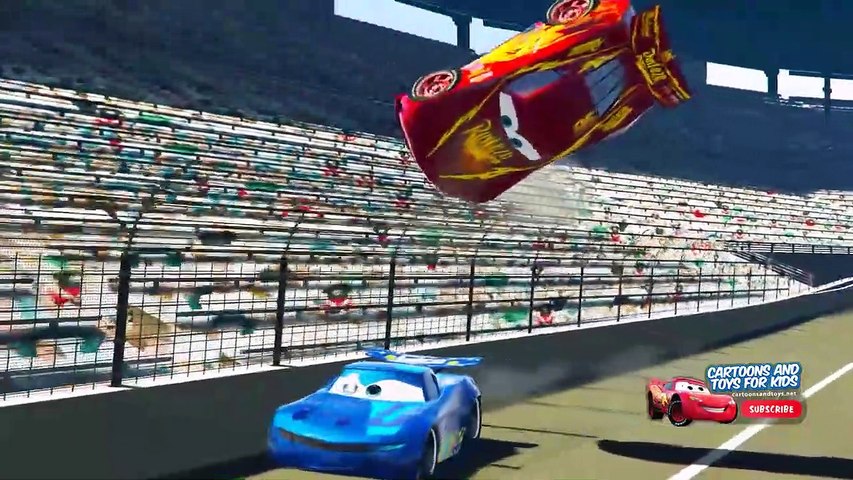 Cars 3 McQueen Crash Scene [4K] Cars 3 Storm Front (2017) Cars 3 Crash