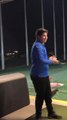 Guy Accidentally Throws Golf Club Attempting Putting