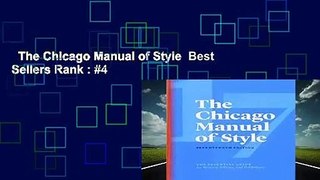 The Chicago Manual of Style  Best Sellers Rank : #4