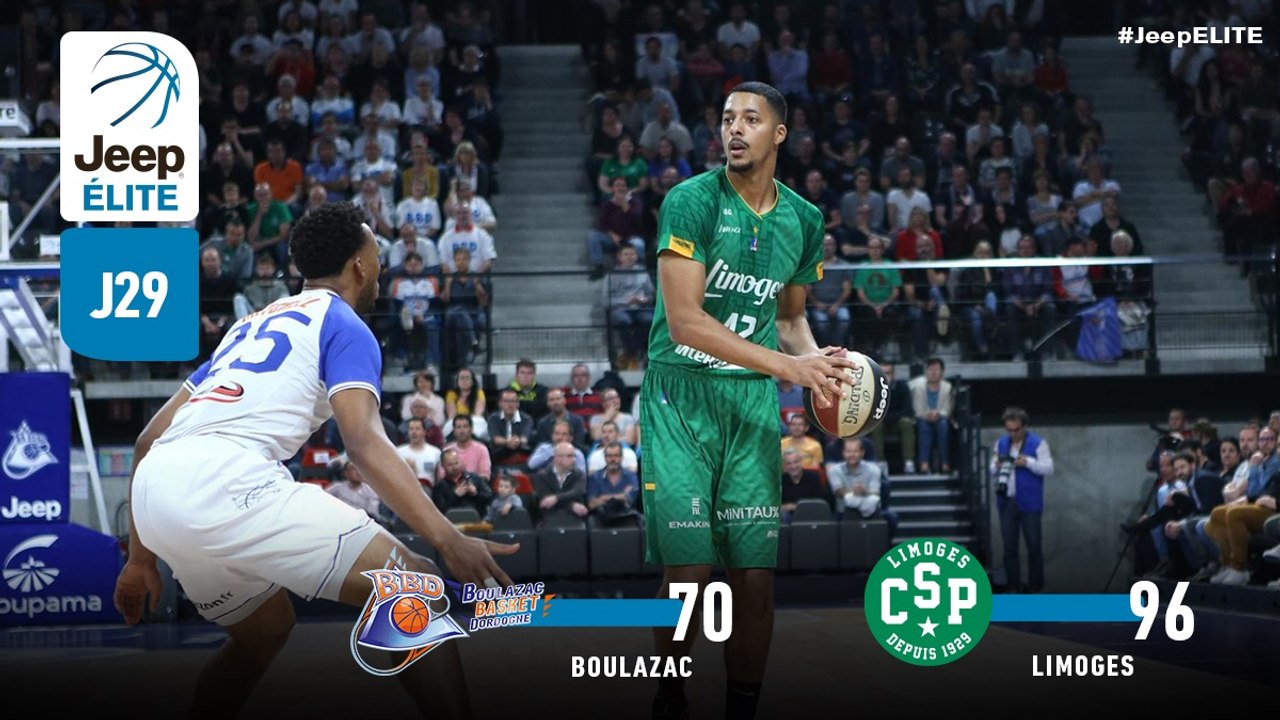 Jeep® ÉLITE : Boulazac vs Limoges (J29)