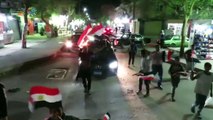 مسيرة بالسيارات تجوب شوارع التبين احتفالا باستفتاء الدستور