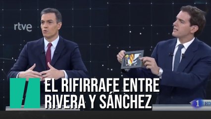 El rifirrafe entre Rivera y Sánchez