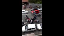 Motoqueiros protestam contra morte de colega na Grande Curitiba