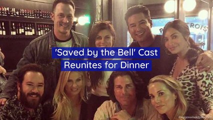 'Saved by the Bell' Cast Reunites for Dinner