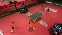 Fan Zhendong/Ding Ning vs Nandor Ecseki/Dora M. | 2019 World Championships Highlights (R64)