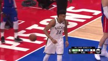 Giannis Antetokounmpo FEROCIOUS Slam! April 23, 2019