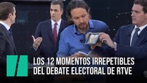 Los mejores momentos del debate electoral de RTVE, en tres minutos