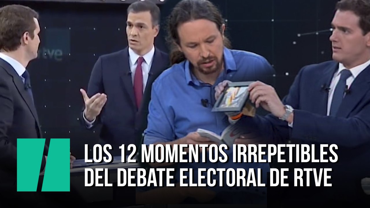 Los mejores momentos del debate electoral de RTVE, en tres minutos