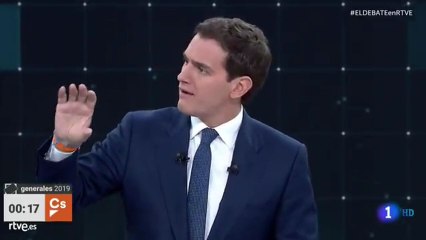 Albert Rivera: "Sánchez lleva en la frente la palabra indulto".