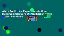 About For Books  Explorations in Core Math: Common Core Student Edition Grade 7 2014  For Kindle