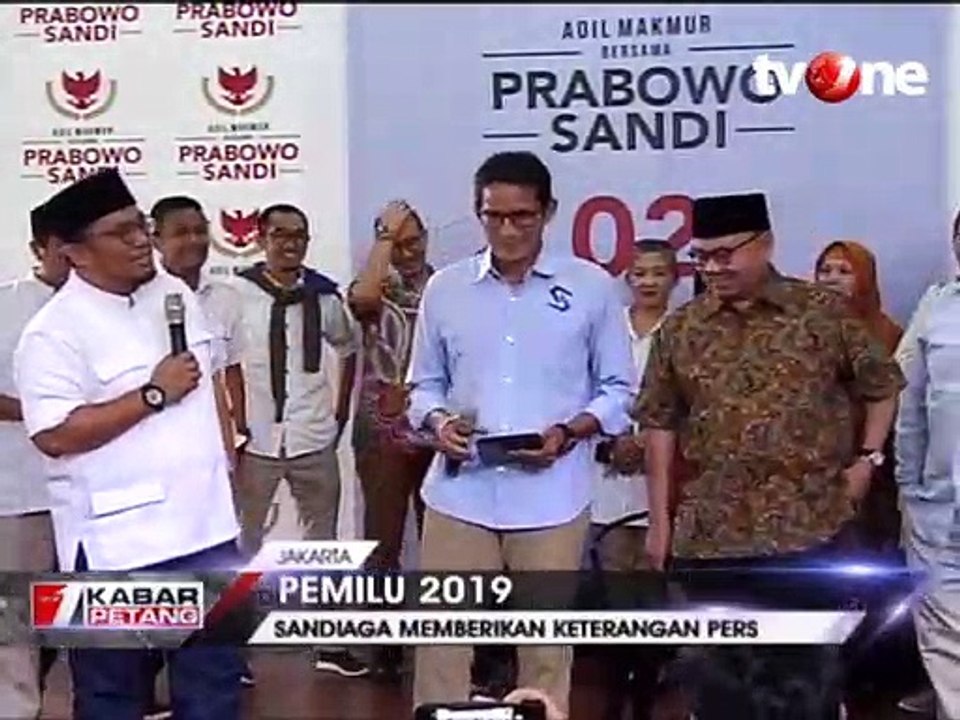 Sandiaga Siap Kembali Berjuang Mengawal Perhitungan Suara