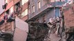 Kağıthane'deki yıkılan binanın enkaz gün ağarınca ortaya çıktı