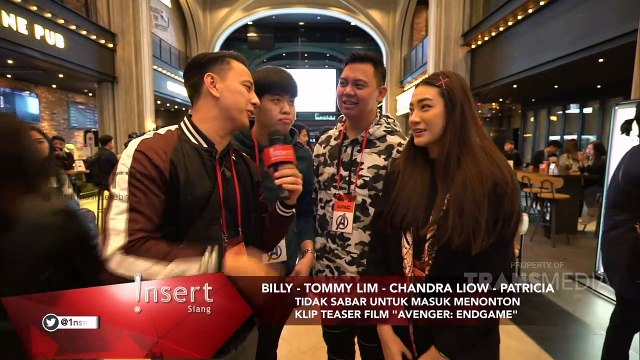 INSERT - Keseruan Billy Davidson dan Kekasih Nonton Klip Teaser Film Avenger End Game