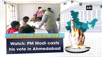 Narendra Modi cast his vote: தனது வாக்கை பதிவு செய்த மோடி