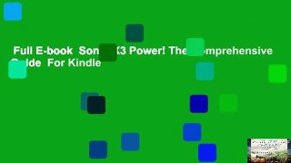 Full E-book  Sonar X3 Power! The Comprehensive Guide  For Kindle