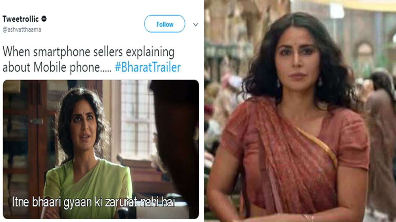 Bharat Trailer: Fans makes fun of Salman Khan's actress Katrina Kaif's dialouge | FilmiBeat