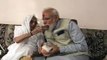 Lok Sabha Election 2019 Phase 3 Voting Day: PM Narendra Modi received gift from Mother in Ahmedabad