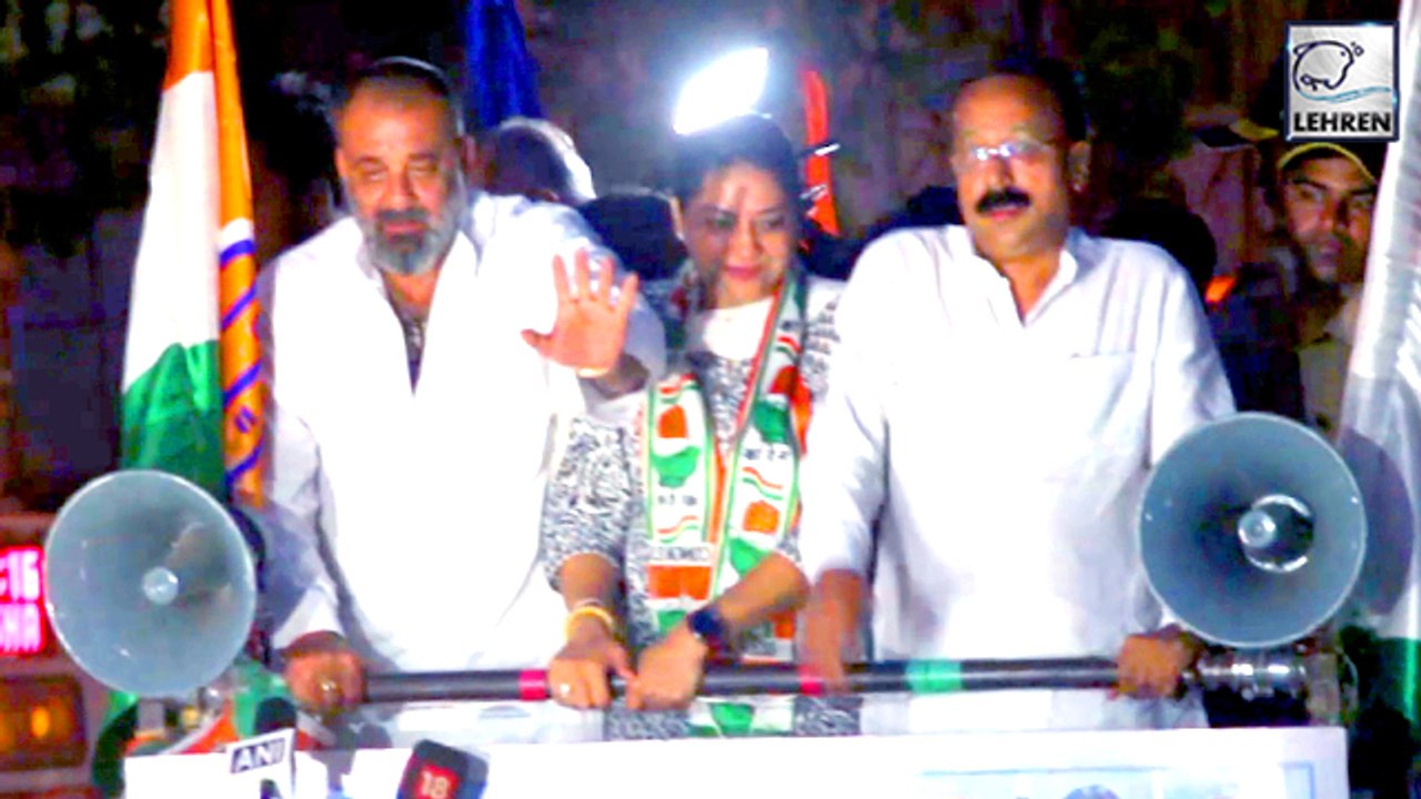 Sanjay Dutt Campaigns For Priya Dutt In Mumbai | Election 2019